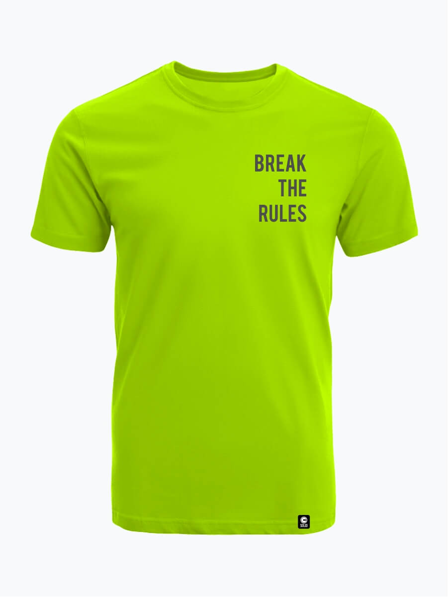 Break the Rules T Shirt - CSolid